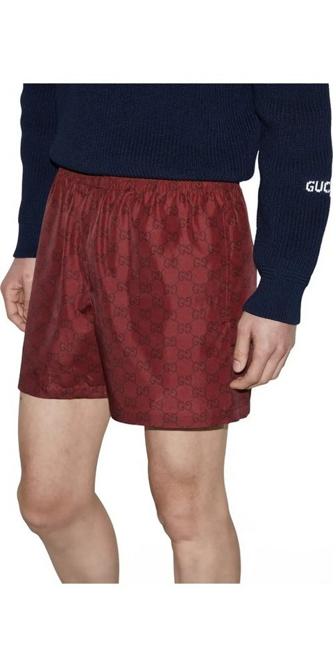 GUCCI Badehose Gucci Badehose GG Logo Print Rot Herren GUCCI Badehose Gucci Badehose GG Logo Print Rot Herren von GUCCI