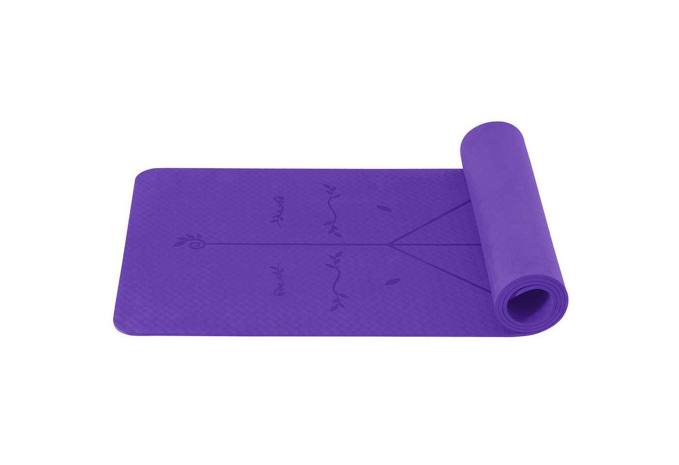 Good Nite Yogamatte 183 x 61 x 0,6 cm - Rutschfeste TPE Sportmatte - 6mm Dick Good Nite Yogamatte 183 x 61 x 0,6 cm - Rutschfeste TPE Sportmatte - 6mm Dick von Good Nite