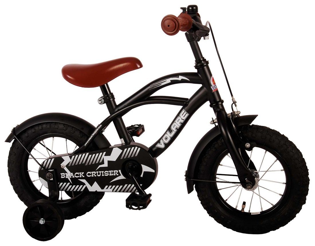 Kinderfahrrad Volare Black Cruiser Kinderfahrrad - Jungen - 12 Zoll - Schwarz von OTTO