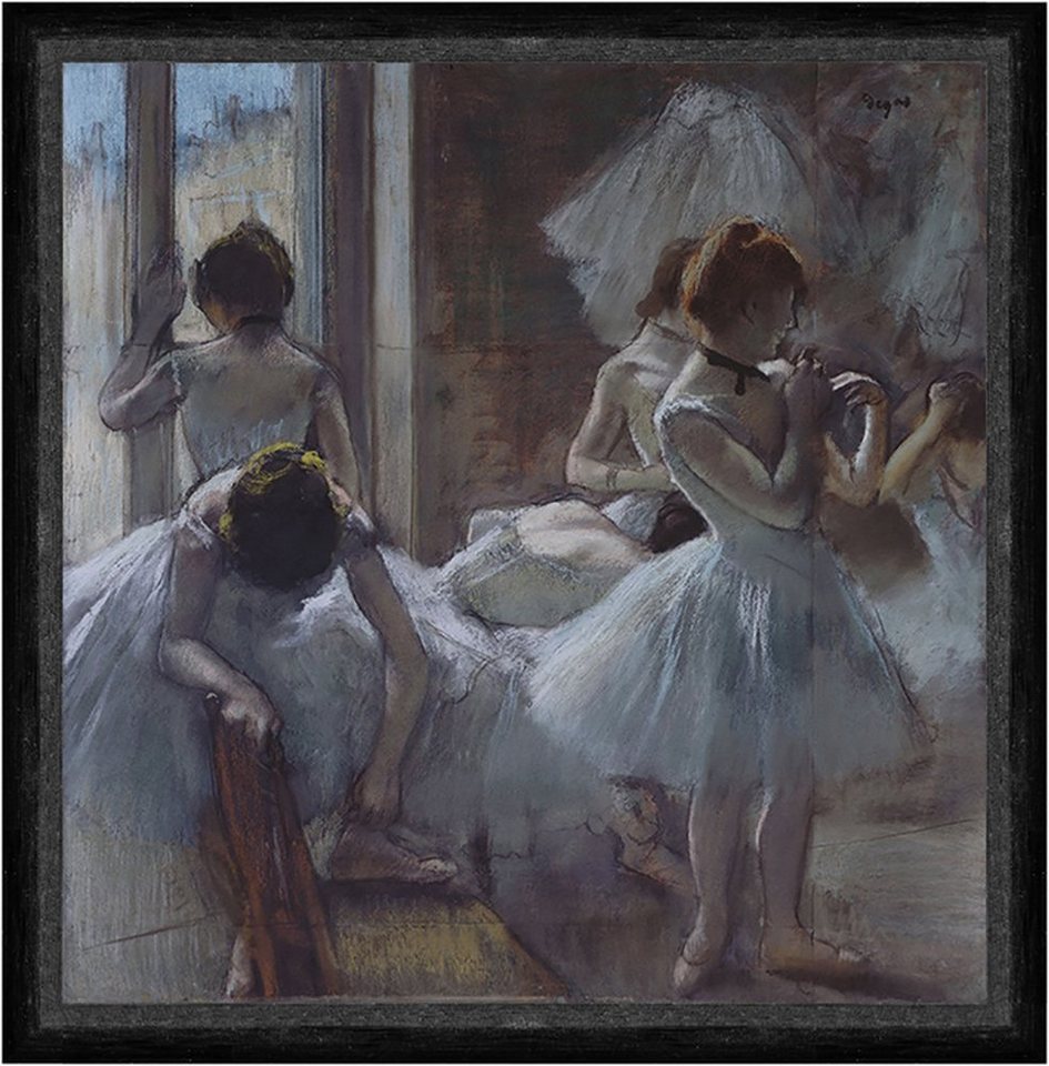 Kunstdruck Dancers Edgar Degas Tänzerinnen Ballett Tütü Frauen Kleider Faks_B 01, (1 St) von OTTO
