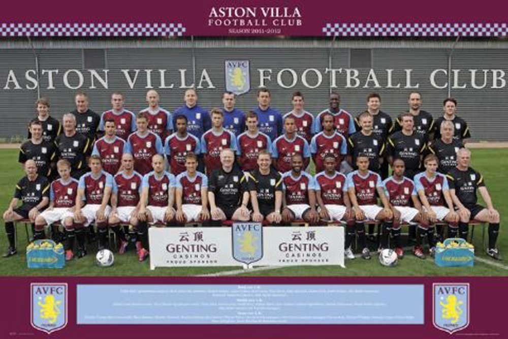 Poster Fussball - Poster - Aston Villa - Team Photo 11/12 + Zusatzartikel von OTTO