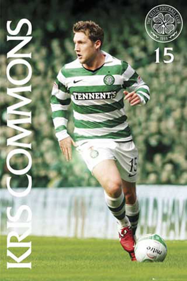Poster Fußball - Poster - Kris Commons - Celtic Poster Fußball - Poster - Kris Commons - Celtic von OTTO