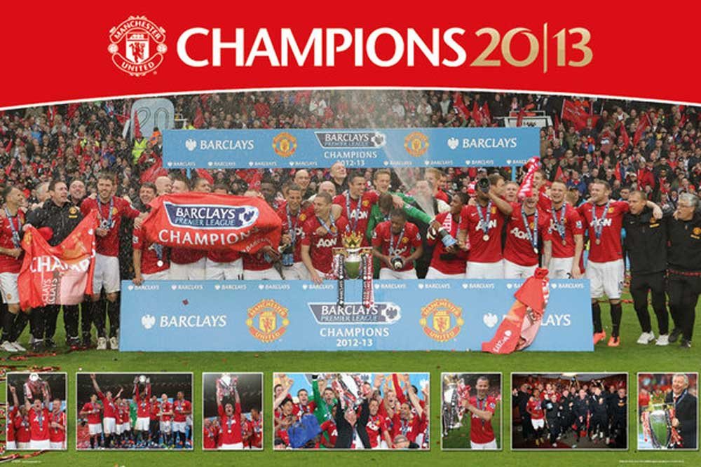 Poster Fußball - Poster - Manchester United - Premiership 12/13 + Zusatzartik Poster Fußball - Poster - Manchester United - Premiership 12/13 + Zusatzartik von OTTO
