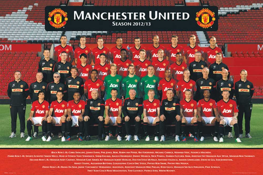 Poster Fußball - Poster - Manchester United - Team 12/13 + Zusatzartikel Poster Fußball - Poster - Manchester United - Team 12/13 + Zusatzartikel von OTTO