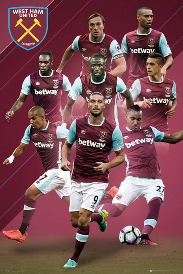 Poster Fußball - Poster - West Ham United - Players 16/17 + Zusatzartikel Poster Fußball - Poster - West Ham United - Players 16/17 + Zusatzartikel von OTTO