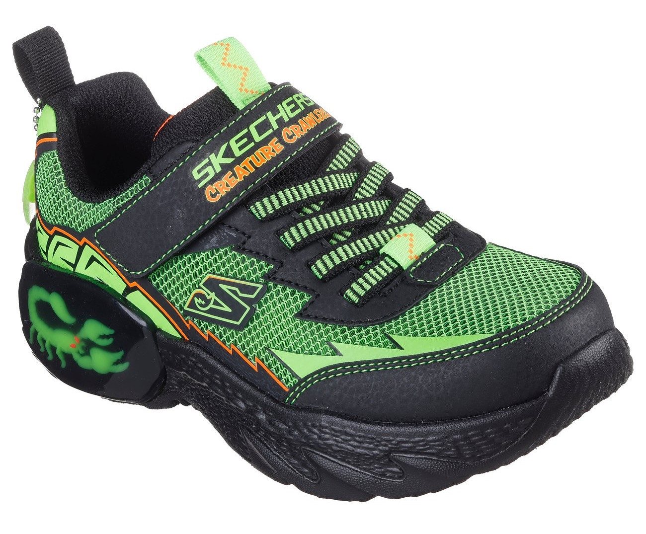 Skechers CREATURE-CRAWLERS Sneaker, Blink,-Klettschuh mit coolem Motiv, Größenschablone zum Download von Skechers