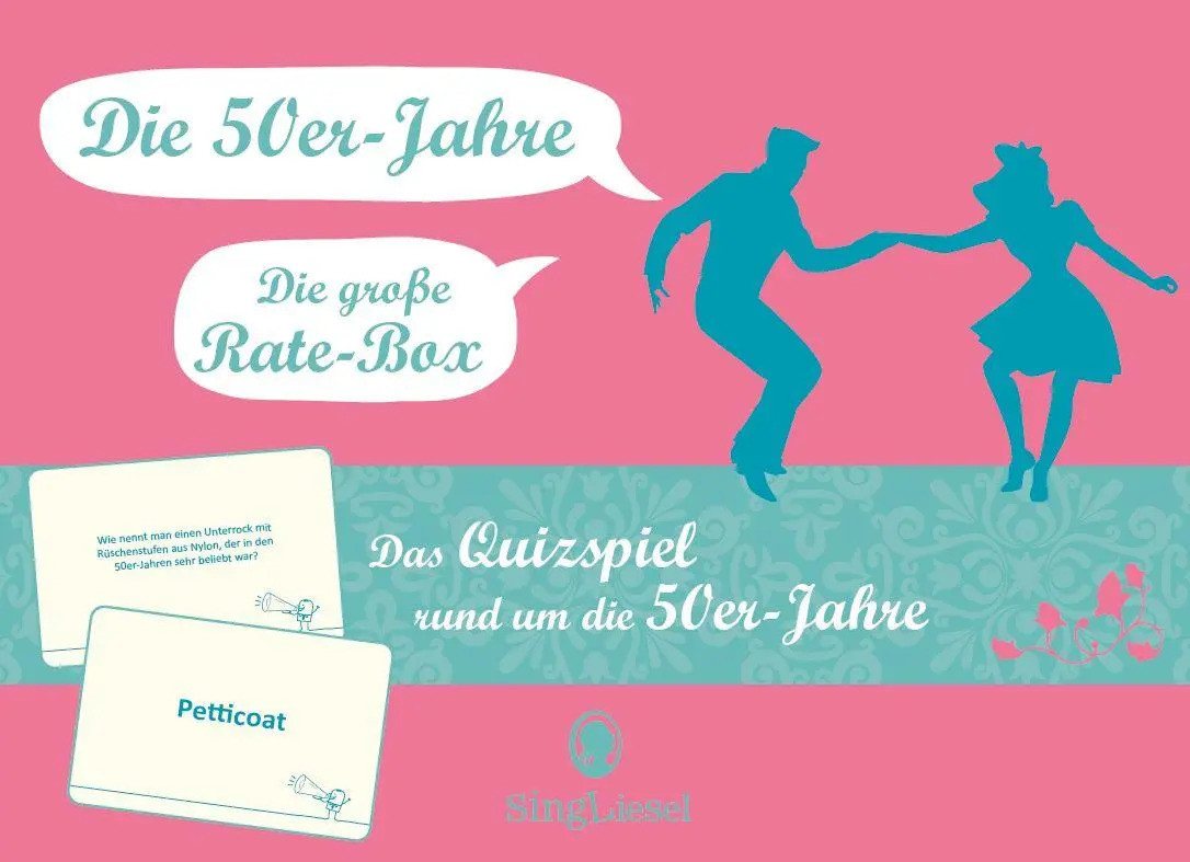 Spiel Das 50er-Jahre-Quiz. Das große Quiz-Spiel für Senioren rund um die... Spiel Das 50er-Jahre-Quiz. Das große Quiz-Spiel für Senioren rund um die... von OTTO