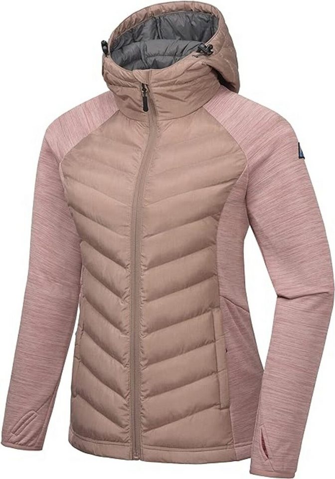 Trekkingjacke Isolierte Wanderjakce Damen Thermojacke Atmungsaktiv Pink-L von OTTO