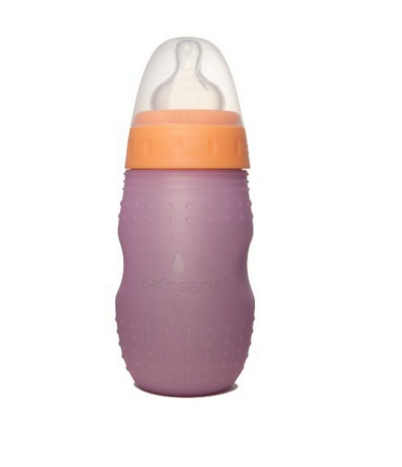 Trinkflasche Baby Trinkflasche SafeStarter mit Sauger Edelstahl Deckel 265ml-Pink von OTTO