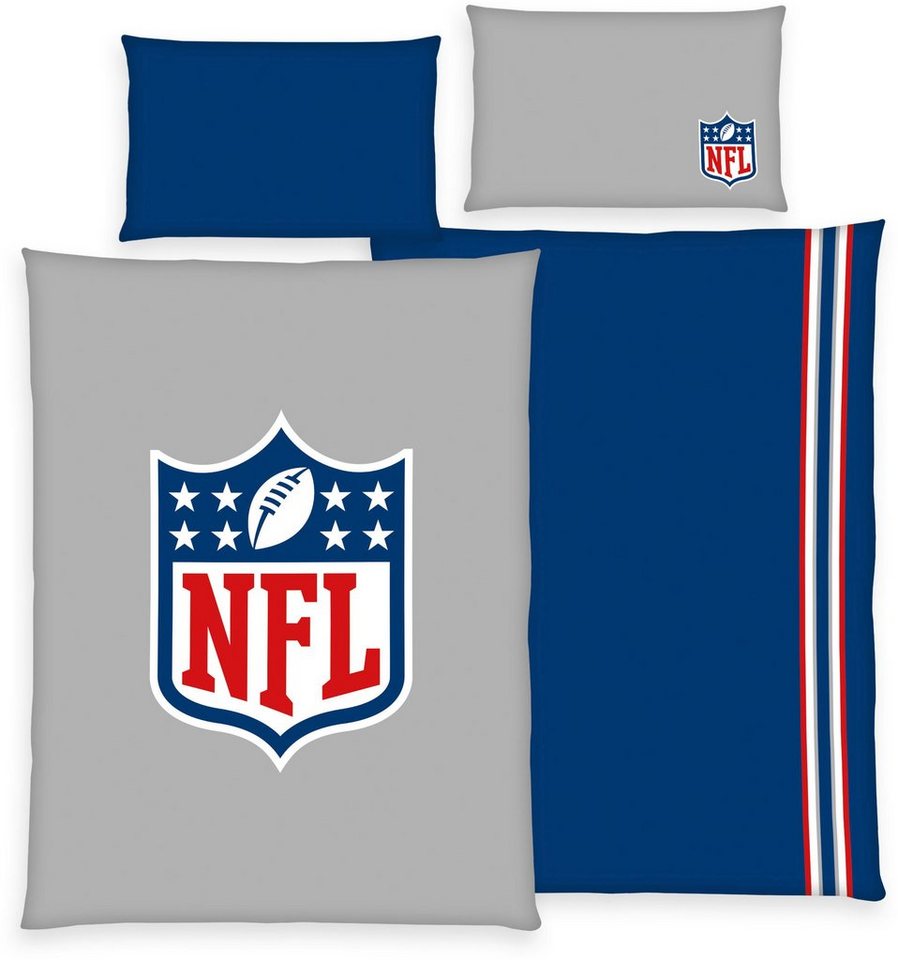 NFL Wendebettwäsche NFL, Renforcé, 2 teilig, mit coolem Super Bowl Motiv, American Football NFL Wendebettwäsche NFL, Renforcé, 2 teilig, mit coolem Super Bowl Motiv, American Football von NFL