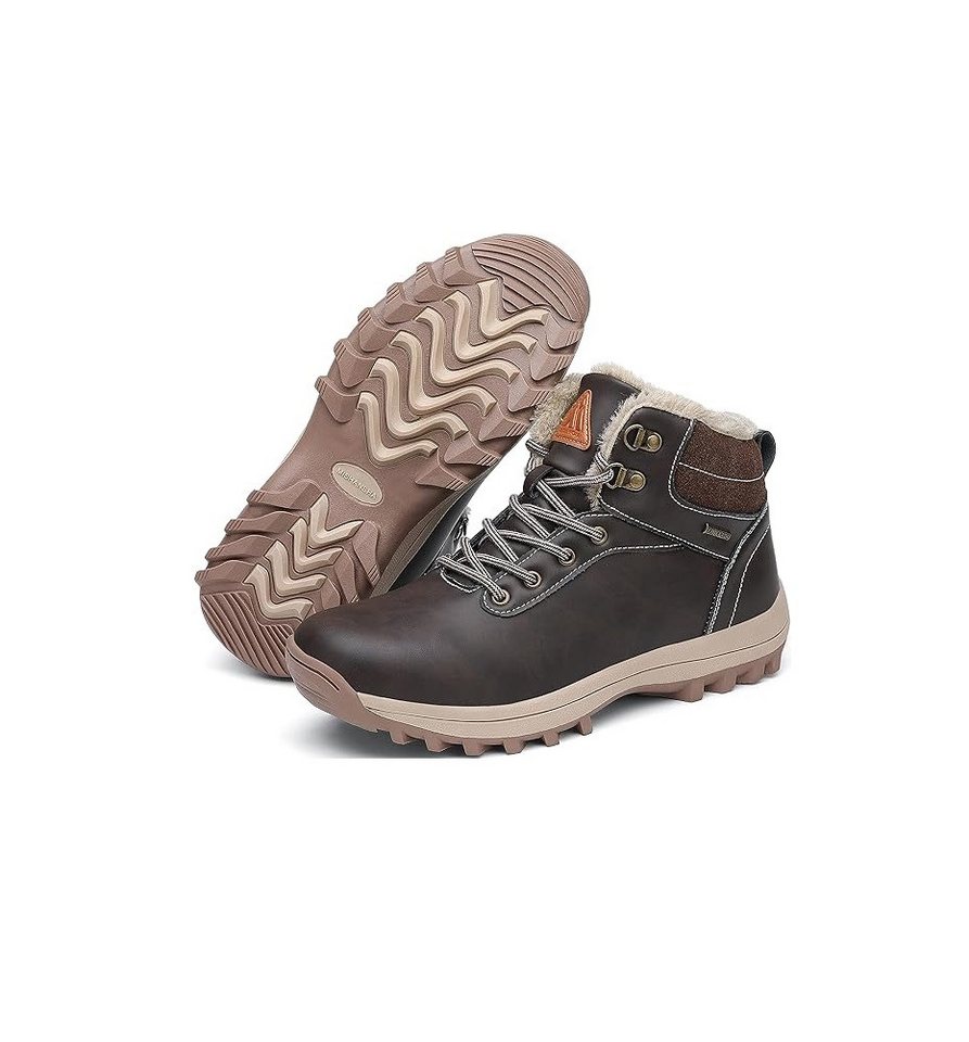 Winterstiefel Schuhe Wanderschuhe Wasserabweisend Gefüttert Braun-44 Schnürstiefel Winterstiefel Schuhe Wanderschuhe Wasserabweisend Gefüttert Braun-44 Schnürstiefel von OTTO