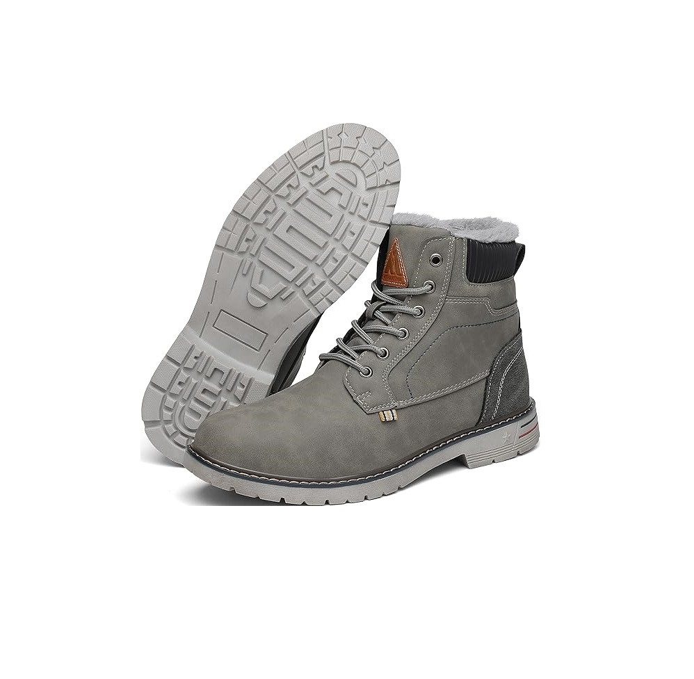 Winterstiefel Schuhe Wanderschuhe Wasserabweisend Gefüttert Grau-45 Schnürstiefel Winterstiefel Schuhe Wanderschuhe Wasserabweisend Gefüttert Grau-45 Schnürstiefel von OTTO