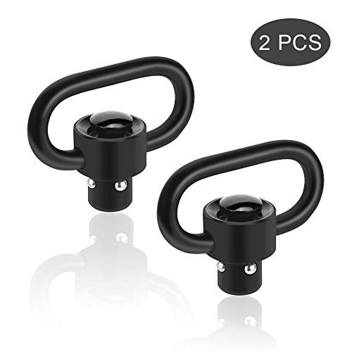 OTraki Waffenhalter QD Swivel Schnell Detach 1.25 Inch QD Airsoft Sling Mount für 20mm Abnehmbare Sling Loop Schnellverschlussriemenbügel für Gewehrriemen Luftgewehr Schraube Holzpfosten, 2 Stücke OTraki Waffenhalter QD Swivel Schnell Detach 1.25 Inch QD Airsoft Sling Mount für 20mm Abnehmbare Sling Loop Schnellverschlussriemenbügel für Gewehrriemen Luftgewehr Schraube Holzpfosten, 2 Stücke von OTraki