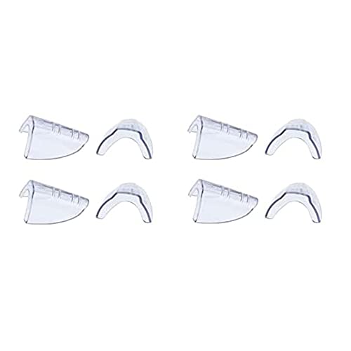 OUHUAN 4 Paar Brillen Seitenschutz zum Aufstecken Durchsichtiger Seitenschutz für Schutzbrillen von OUHUAN