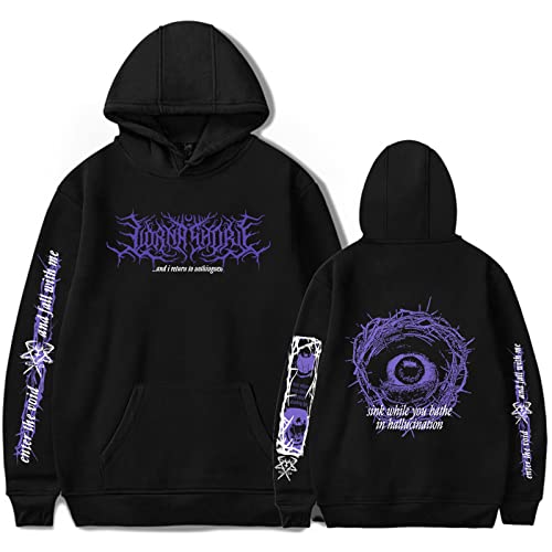 OUHZNUX Designs Schwarzes Symbol Lorna Shore Hoodie Langarm Rundhals Hoodie Rock Hip Hop Herren Pullover Xs-4Xl von OUHZNUX