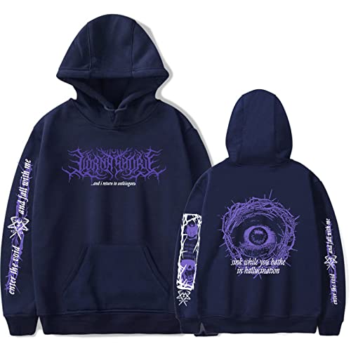 OUHZNUX Designs Schwarzes Symbol Lorna Shore Hoodie Langarm Rundhals Hoodie Rock Hip Hop Herren Pullover Xs-4Xl OUHZNUX Designs Schwarzes Symbol Lorna Shore Hoodie Langarm Rundhals Hoodie Rock Hip Hop Herren Pullover Xs-4Xl von OUHZNUX