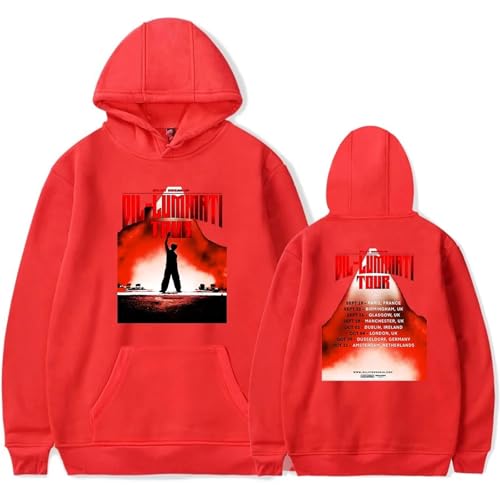 OUHZNUX Diljit Dosanjh Dil-Luminati Tour Merch Hoodie Kapuzenpullover Für Männer Und Frauen 2D Mode Bedruckter Pullover Trendige Unisex Streetwear Witzige Hip Hop Oberteile XXS-4XL-Black||XXS von OUHZNUX