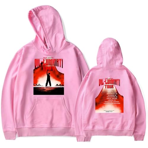 OUHZNUX Diljit Dosanjh Dil-Luminati Tour Merch Hoodie Kapuzenpullover Für Männer Und Frauen 2D Mode Bedruckter Pullover Trendige Unisex Streetwear Witzige Hip Hop Oberteile XXS-4XL-Black||XXS von OUHZNUX