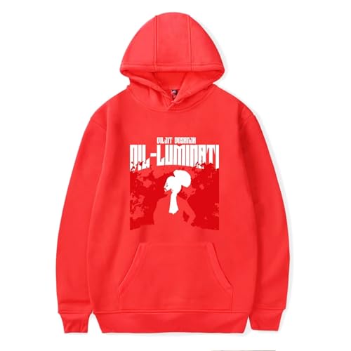 OUHZNUX Diljit Dosanjh Merch Mystic Dil-Luminati Tour 2024 Hoodie Kapuzenpullover Für Männer Und Frauen 2D Niedlicher Bedruckter Pullover Hip Hop Streetwear Lässiges Harajuku Top XXS-4XL-Black||XXS von OUHZNUX