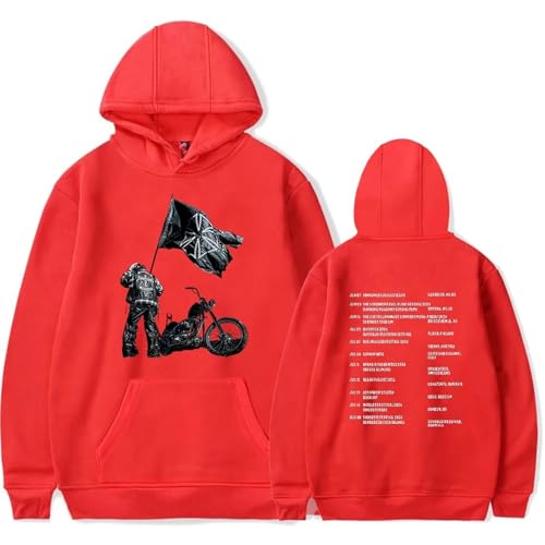 OUHZNUX Don Toliver Hardstone Psycho Tour Merch Kapuzenpullover Hoodie Für Damen Und Herren 2D Fashion Bedruckter Pullover Harajuku Straßenkleidung Sweatshirt Mit Langen Ärmeln XXS-4XL-Black||XXS von OUHZNUX