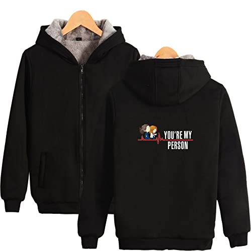 OUHZNUX Hoodie Greys Anatomy Amerikanische Tv-Serien-Peripherie Plus Samt-Reißverschluss-Pullover Wattierte Langarmjacke 2D-Bedruckter Kapuzenmantel M-4Xl OUHZNUX Hoodie Greys Anatomy Amerikanische Tv-Serien-Peripherie Plus Samt-Reißverschluss-Pullover Wattierte Langarmjacke 2D-Bedruckter Kapuzenmantel M-4Xl von OUHZNUX