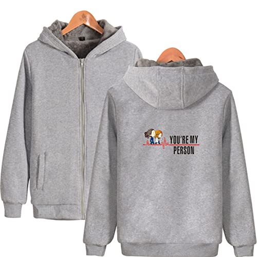 OUHZNUX Hoodie Greys Anatomy Amerikanische Tv-Serien-Peripherie Plus Samt-Reißverschluss-Pullover Wattierte Langarmjacke 2D-Bedruckter Kapuzenmantel M-4Xl OUHZNUX Hoodie Greys Anatomy Amerikanische Tv-Serien-Peripherie Plus Samt-Reißverschluss-Pullover Wattierte Langarmjacke 2D-Bedruckter Kapuzenmantel M-4Xl von OUHZNUX