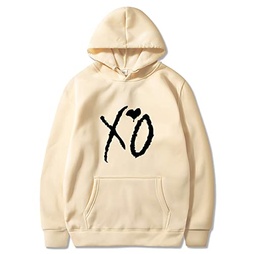 OUHZNUX Kapuzenpullover The Weeknd 2D Xo Print Damen/Herren Langarm Sweatshirt Lässige Sportbekleidung Paar Street Hoodie Xxs-3Xl von OUHZNUX