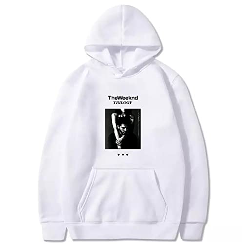 OUHZNUX Kapuzenpulloverthe Weeknd Rapper Hoodie The Weeknd Bedrucktes Sweatshirt Langarm Kapuze Hip Hop Trend Wear Sweatshirt Mit Taschen Xs-4Xl von OUHZNUX