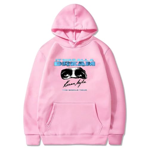 OUHZNUX Karan Aujla It was All A Dream World Tour 2024 Merch Kapuzenpullover Hoodie Für Damen Und Herren 2D Lässiger Bedruckter Pullover Langärmelige Streetwear Hip Hop Lose Top XXS-4XL-Black||XXS von OUHZNUX