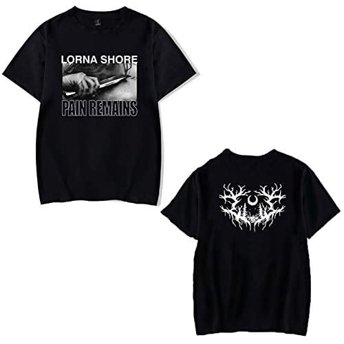 OUHZNUX Lorna Shore T-Shirt Fan Made Blood Baseball T-Shirt Bedruckt Sommer Kurzarm-Shirt Hip Hop Frauen Jungen Männer Xs-4Xl von OUHZNUX
