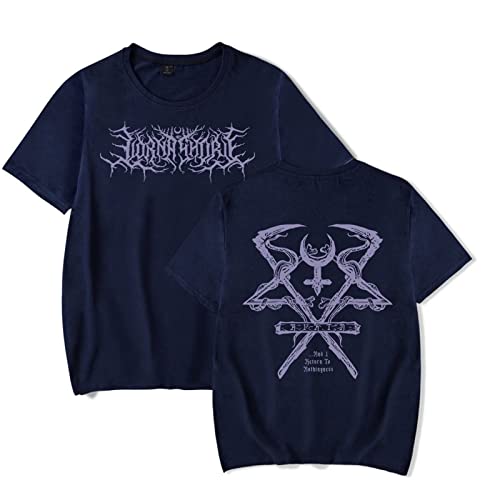 OUHZNUX Lorna Shore T-Shirt Unisex Deathcore Band Merch T-Shirt Kurzarm Für Jugend Männer Frauen Kurzarm Volle Größe Xs-4Xl von OUHZNUX