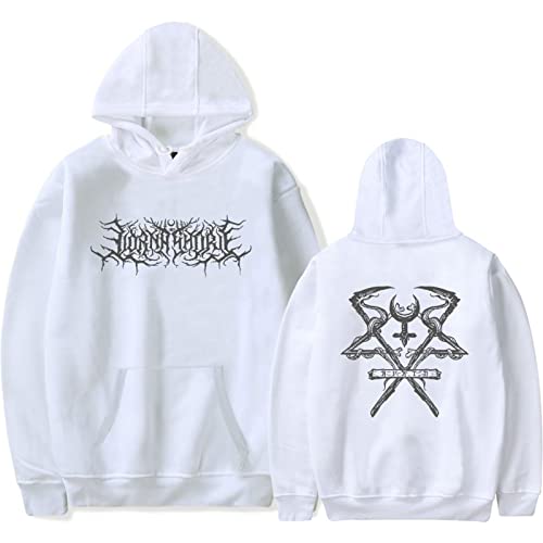 OUHZNUX Lorna Shore-Weinlese Kapuzenpullover Unisex-Band-Sweatshirt Damen-Hoodies - Sondersymbol-Hoodie-Pullover-Sweatshirt Xs-4Xl von OUHZNUX