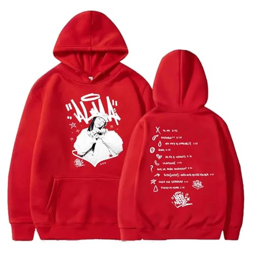 OUHZNUX Nicki Nicole Alma Tour New Logo Merch Hoodie Kapuzenpullover 2D Bedruckter Pullover Lustige Streetwear Klassisches Langärmeliges Top Hip Hop Harajuku Pullover Für Männer Und Frauen-Black||XXS von OUHZNUX