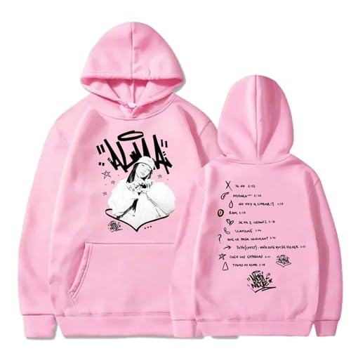 OUHZNUX Nicki Nicole Alma Tour New Logo Merch Hoodie Kapuzenpullover 2D Bedruckter Pullover Lustige Streetwear Klassisches Langärmeliges Top Hip Hop Harajuku Pullover Für Männer Und Frauen-Black||XXS von OUHZNUX