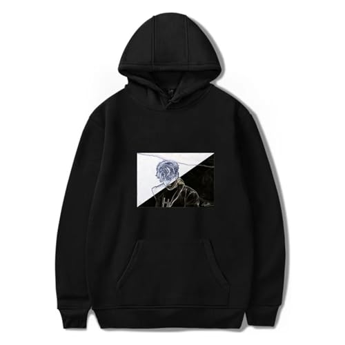 OUHZNUX Quadeca Tour Merch Hoodie Kapuzenpullover 2D Rapper Neuer Druck Pullover Neutrale Streetwear Lustiges Langärmeliges Lockeres Hip Hop Top Für Männer Und Frauen XXS-4XL-Black||XXS von OUHZNUX