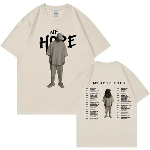 OUHZNUX Rapper Hope Album Tour T-Shirt NF Grafik T-Shirt Herren T-Shirt Unisex Casual Kurzarm T-Shirt Top XS-3XL-Black||XS OUHZNUX Rapper Hope Album Tour T-Shirt NF Grafik T-Shirt Herren T-Shirt Unisex Casual Kurzarm T-Shirt Top XS-3XL-Black||XS von OUHZNUX