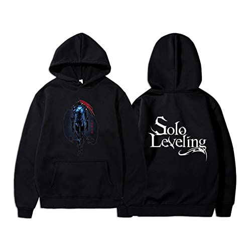 OUHZNUX Solo Leveling Unisex Hoodie Sung Jin-Woo Und Igris Hoodie Manhwa Hoodie Geschenk Solo Leveling Level Up Geschenk XXS-XXL OUHZNUX Solo Leveling Unisex Hoodie Sung Jin-Woo Und Igris Hoodie Manhwa Hoodie Geschenk Solo Leveling Level Up Geschenk XXS-XXL von OUHZNUX