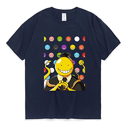 OUHZNUX T-Shirt Assassination Classroom Print Weibliches T-Shirt Lustige Grafik Koro Sensei Bruh Gesicht T-Shirt Männer Frauen Sommer Student Kurzarm T-Shirt Xs-4Xl von OUHZNUX