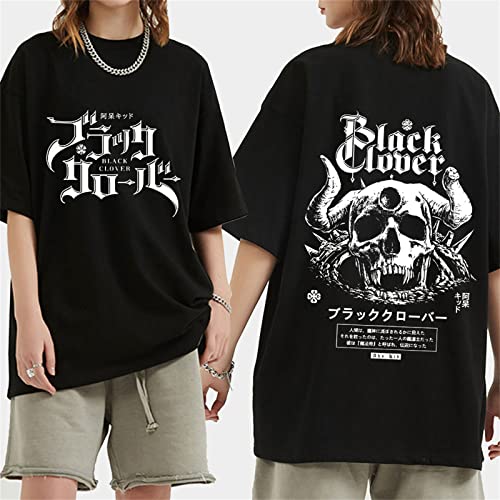 OUHZNUX T-Shirt Black Clover Doppelseitiger Druck Lustiges Anime T-Shirt Männer Harajuku Grafik T-Shirt Streetwear Cooles T-Shirt Hip Hop Top T-Shirt XXS-XXL OUHZNUX T-Shirt Black Clover Doppelseitiger Druck Lustiges Anime T-Shirt Männer Harajuku Grafik T-Shirt Streetwear Cooles T-Shirt Hip Hop Top T-Shirt XXS-XXL von OUHZNUX