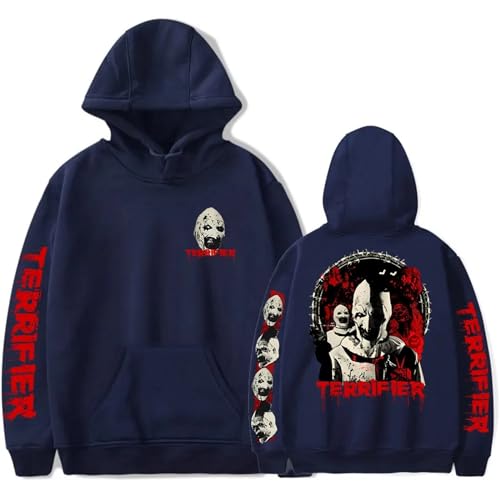 OUHZNUX Unisex Hoodie Terrifier Killl Hoodie Horrorfilm Merchandise Print Halloween Streetwear Wintermode Spaß Lässiges Sweatshirt XS-3XL-Black||XS OUHZNUX Unisex Hoodie Terrifier Killl Hoodie Horrorfilm Merchandise Print Halloween Streetwear Wintermode Spaß Lässiges Sweatshirt XS-3XL-Black||XS von OUHZNUX