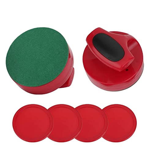 Rot Air Hockey Pucks, Hockey Spieltisch 94mm Slider Pusher Set mit 4 Pucks Zubehör Large Size von OUKENS