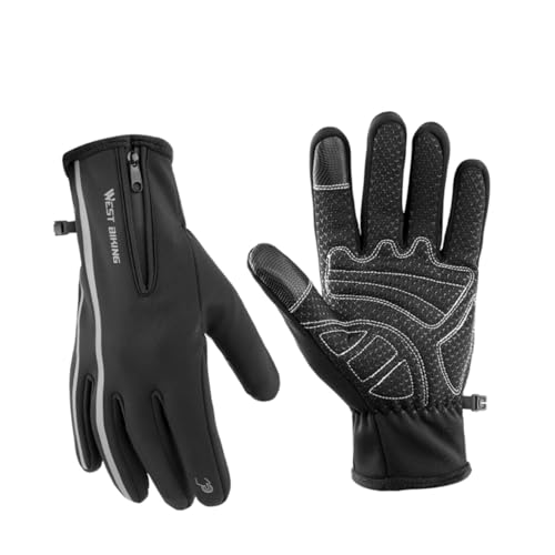 OUNONA 1 Paar Handschuhe Wasserdicht wiederaufladbar Spitze UV fingerlos thermohandschuh Thermal Gloves Men Gloves Reiten Warmer Handschuh Warmer Outdoor-Handschuh Polarfleece Black von OUNONA