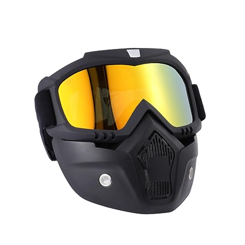 OUNONA Schutzmaske goggles vrbrillen Motorradbrille skibrillen otg Vintage Helmbrille Schutzbrille Reitbrille Brille verstellbarer Helm Skibrillen für Schnee Augenschutz Motorradhelm von OUNONA