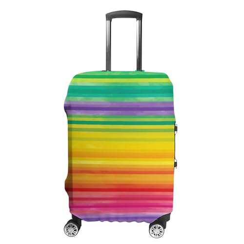 OURTEV Gepäckhüllen für Koffer, elastisch, waschbar, dehnbar, Gepäckschutz, Reisegepäckhülle, passend für 48,3 - 81,3 cm (19 - 32 Zoll) Gepäck, Stil:, L von OURTEV