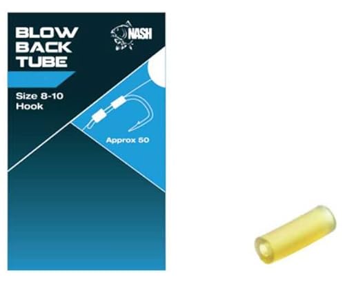 Nash Blow Back Tube - Gummischlauch für Karpfenmontagen - Karpfen Rig Montage Vorfach Gummischlauch, Größe:L von OUTDOORDINO