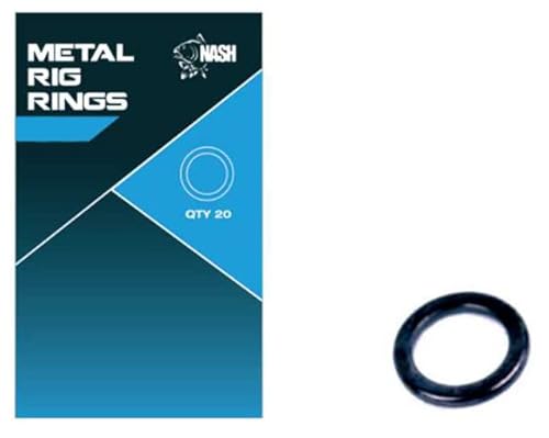 OUTDOORDINO Nash Metal Rig Rings - Metall Ringe für Karpfenmontagen - Boilie Rig Rings Carp Fishing (3mm) von OUTDOORDINO