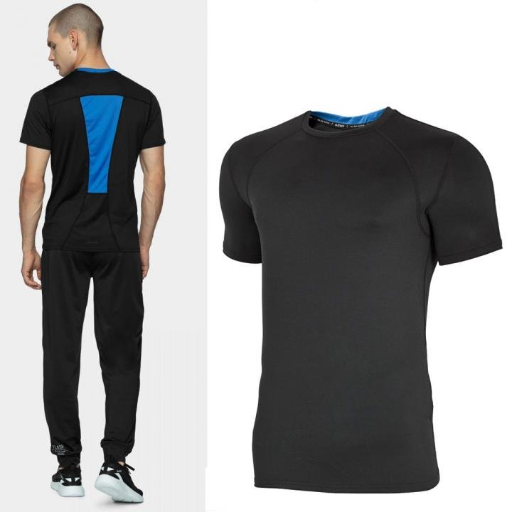 Outhorn - Herren Trainingsshirt - Sport T-Shirt - schwarz blau von OUTHORN