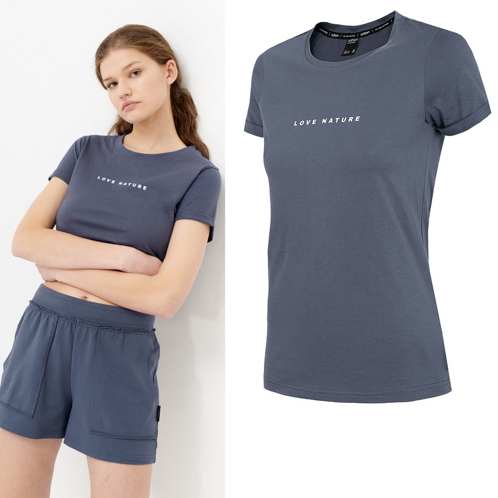 Outhorn - Love Nature - Damen T-Shirt - dunkelblau von OUTHORN