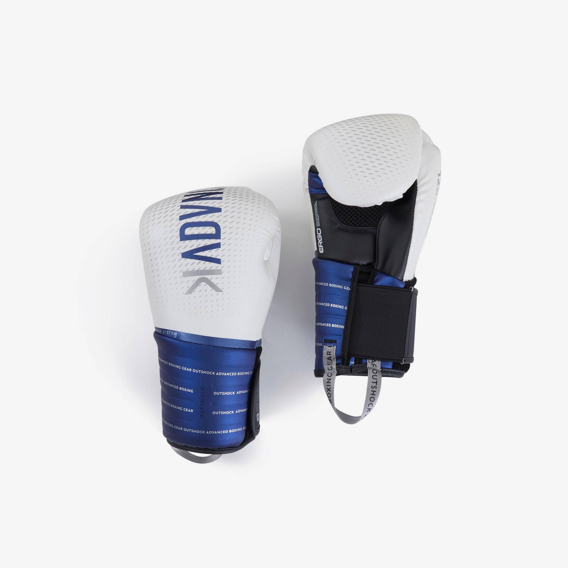 Boxhandschuhe 500 weiss/blau Boxhandschuhe 500 weiss/blau von OUTSHOCK