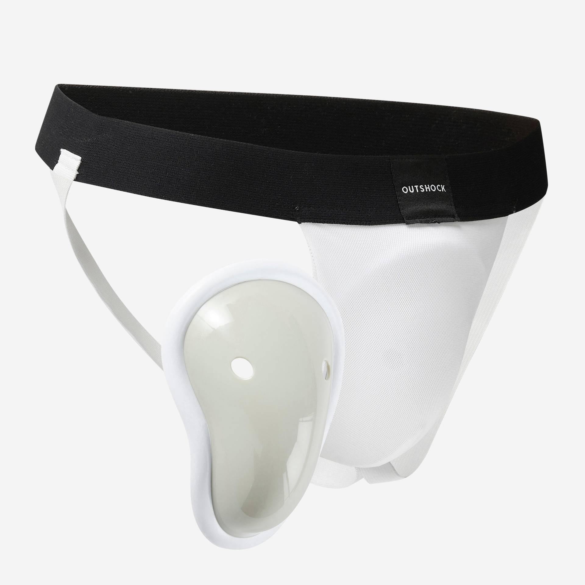 Tiefschutz Herren mit Slip - 100 weiss Tiefschutz Herren mit Slip - 100 weiss von OUTSHOCK